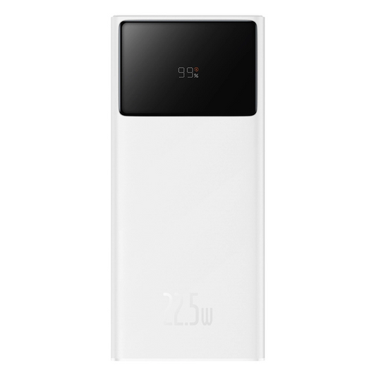 Externer Akku Baseus EnerFill FP41, 30000mAh, 22.5W, QC + PD, 1 x USB-C - 2 x USB-A, Weiß