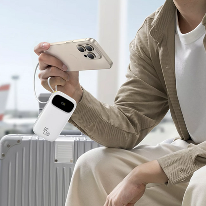 Externe Batterie Baseus EnerFill FC31, 20000mAh, 45W, QC + PD, 1 x Lightning - 1 x USB-A - 2 x USB-C, Weiß P10082105213-00