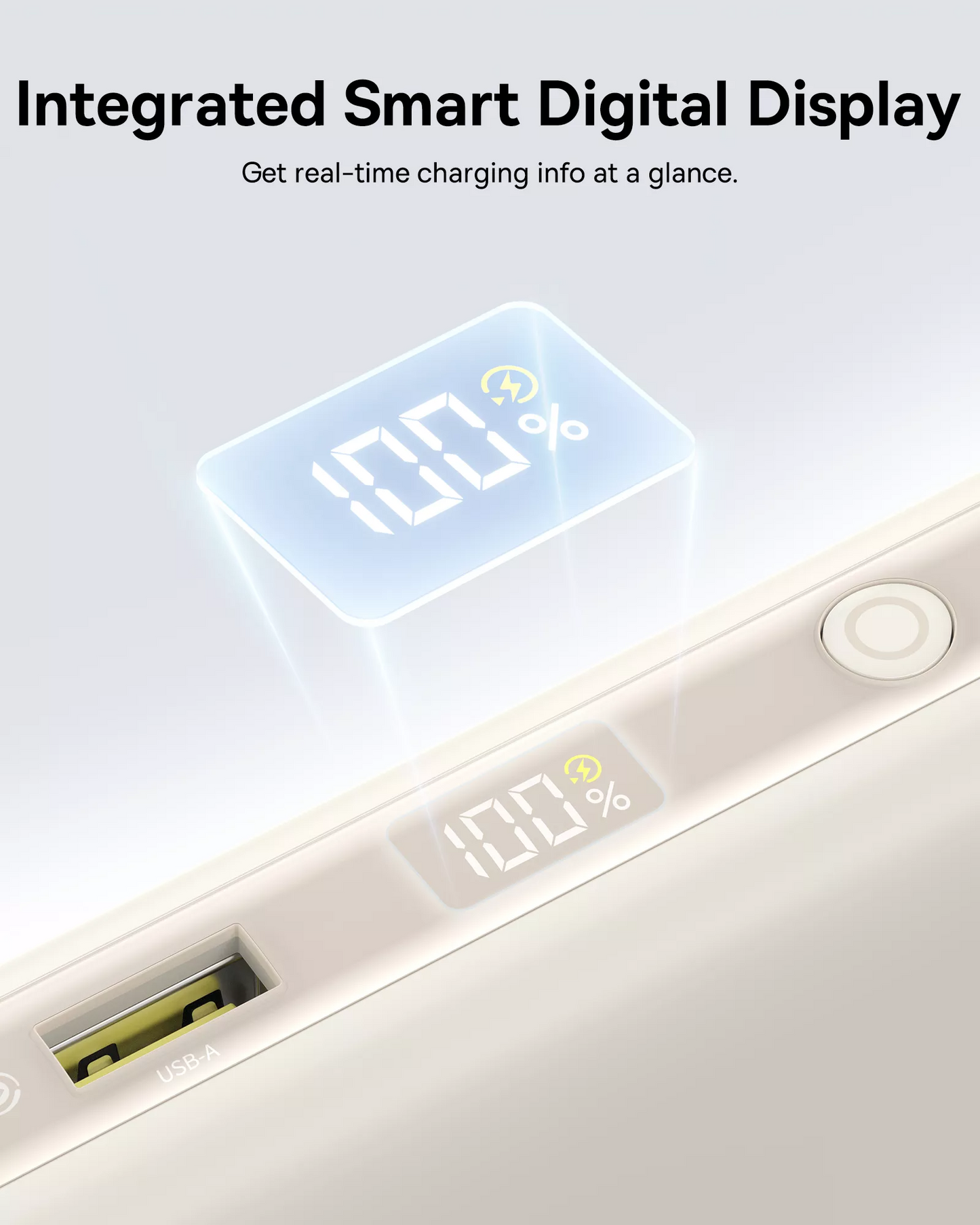 Externe Batterie Baseus EnerFill FC41, 20000mAh, 100W, QC + PD, 1 x USB-A - 3 x USB-C, Weiß E0028N04