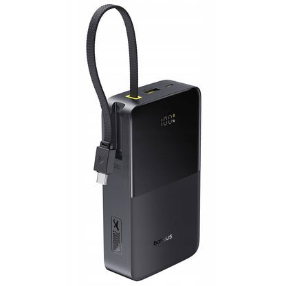 Externer Akku Baseus EnerFill Bipow2 Pro, 20000mAh, 22.5W, QC + PD, 1 x USB-A - 2 x USB-C, Schwarz E0027701