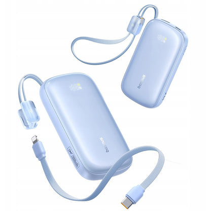 Externer Akku Baseus EnerFill FC21 Qpow 3 Ultra, 10000mAh, 22.5W, QC + PD, 1 x USB-A - 1 x USB-C, Blau E0027L03