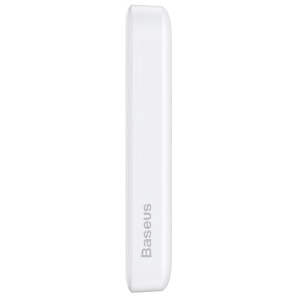 Baseus Magnetic Mini External Battery, 10000mAh, 20W, PD + FQI, 1 x USB-C, White P10059001223-00