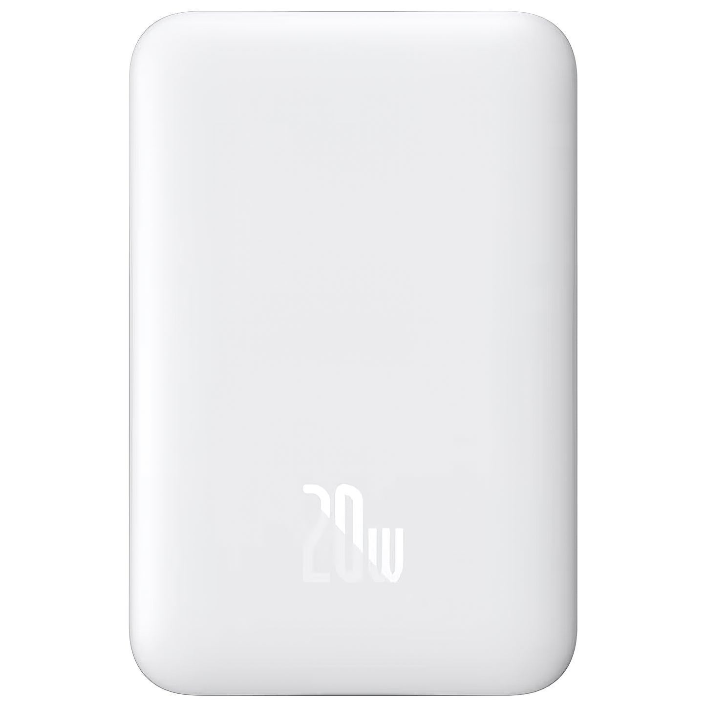 Baseus Magnetic Mini External Battery, 10000mAh, 20W, PD + FQI, 1 x USB-C, White P10059001223-00