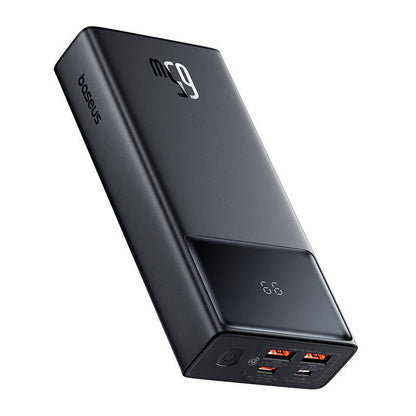 Baseus Star Lord Externer Akku, 20000 mAh, 65 W, QC + PD, 1 x USB-C – 2 x USB-A, Schwarz P10022906113-00