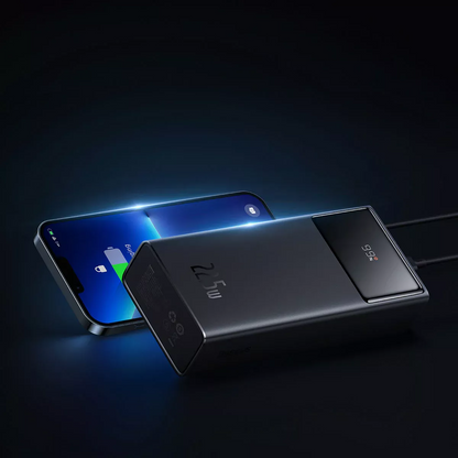 Externer Akku Baseus Star Lord, 30000mAh, 22.5W, QC + PD, 1 x USB-C - 2 x USB-A, Schwarz PPXJ080101