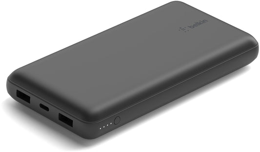 Externe Batterie Belkin BoostCharge Pro, 20000mAh, 15W, 1 x USB-C - 2 x USB-A, Schwarz BPB012btBK
