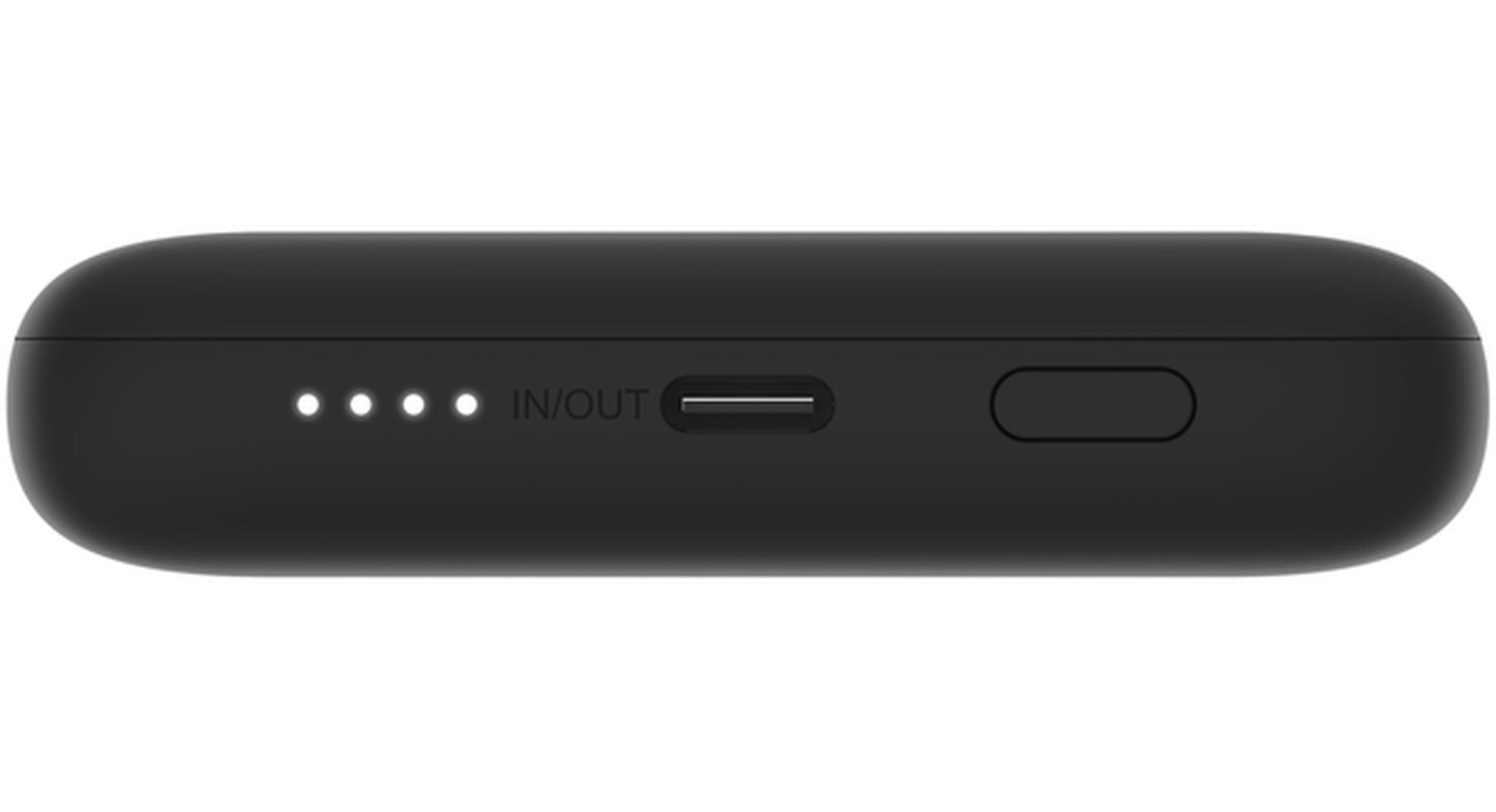Externe Batterie Belkin BoostCharge Plus, 10000mAh, 23W, QC + PD, 1 x Lightning - 2 x USB-C, Schwarz BPB006btBLK