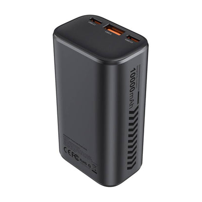 Externer Akku Choetech B701, 10000mAh, 30W, QC + PD, 1 x USB-A - 2 x USB-C, Schwarz