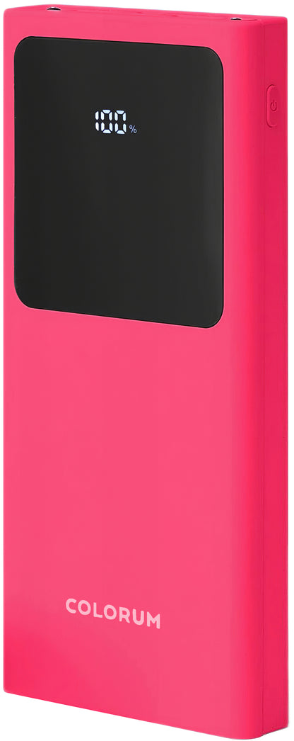 Externer Akku Colorum CPB10-02, 10000 mAh, 10 W, 2 x USB-A, Magenta