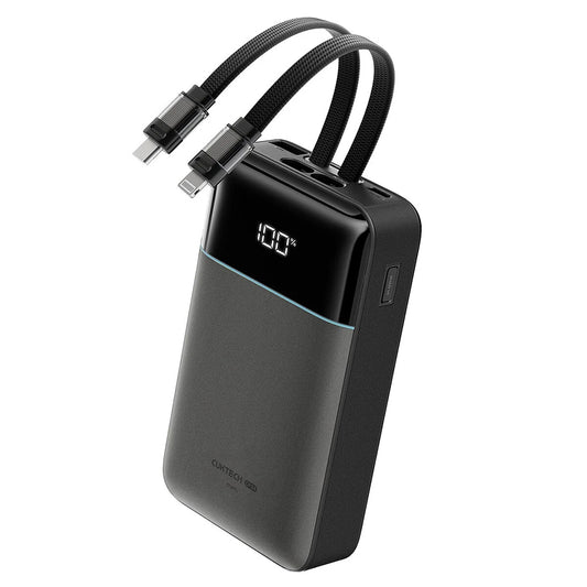 Externe Batterie Cuktech LPB200NL, 20000mAh, 40W, QC + PD, 1 x Lightning - 1 x USB-A - 2 x USB-C, Grau CKB200NLGLGY