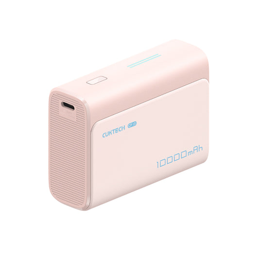 Externe Batterie Cuktech CP13, 10000mAh, 30W, QC + PD, 1 x USB-A - 1 x USB-C, Rosa CUK0PB100DPK