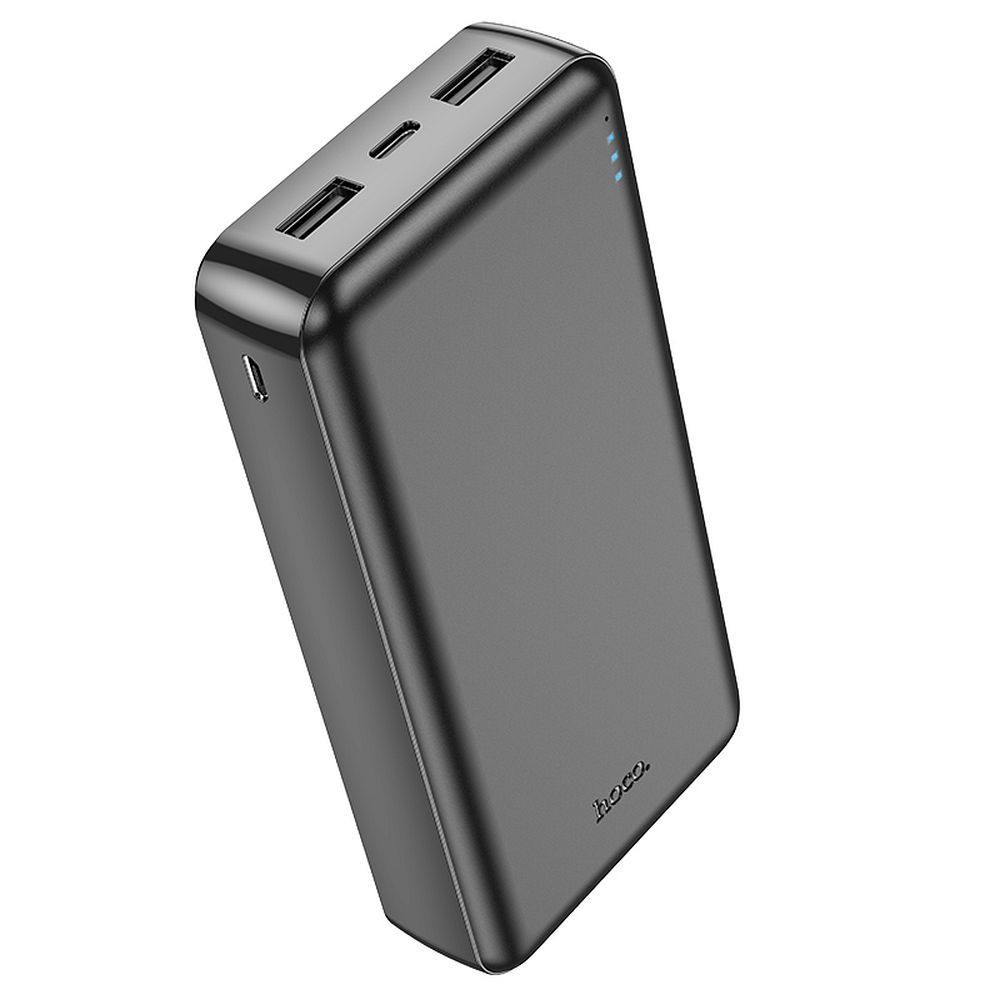 HOCO J100A External Battery, 20000mAh, 10W, 2 x USB-A, Black