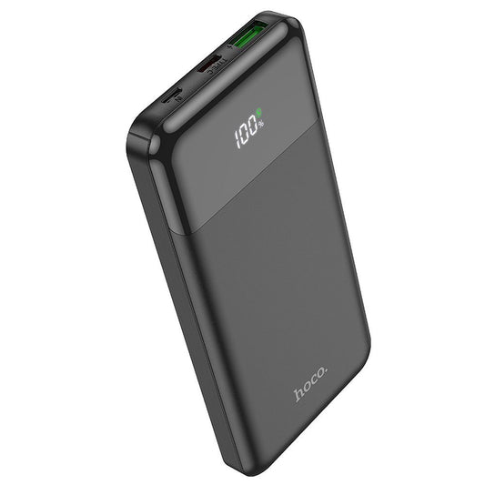 Externe Batterie HOCO J102, 10000mAh, 20W, QC + PD, 1 x USB-A - 1 x USB-C, Schwarz