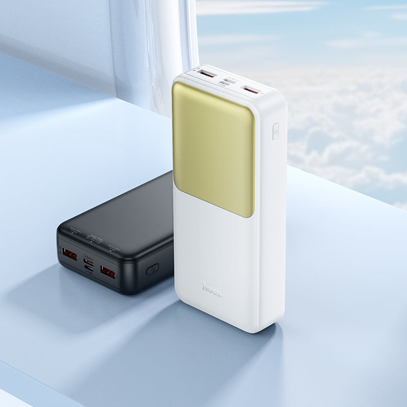 Externe Batterie HOCO J136A, 20000mAh, 22,5W, QC + PD, 1 x USB-C - 2 x USB-A, Schwarz