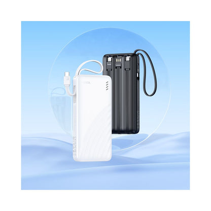 Externe Batterie HOCO J146, 10000mAh, 10W, 1 x Lightning - 1 x microUSB - 1 x USB-A - 1 x USB-C, Schwarz