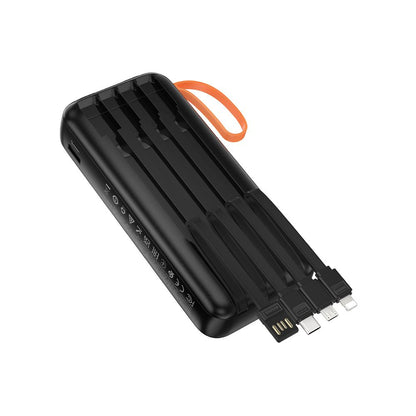 Externe Batterie HOCO J151A, 20000mAh, 10W, 1 x Lightning - 1 x microUSB - 1 x USB-A - 1 x USB-C, Schwarz