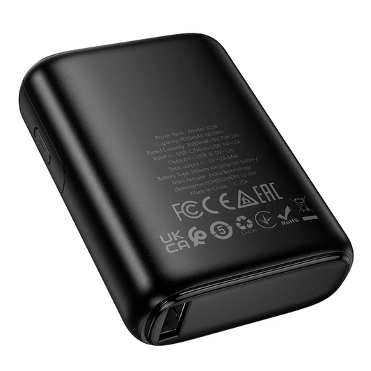 Externe Batterie HOCO J158, 5000mAh, 10W, 1 x USB-A, Schwarz