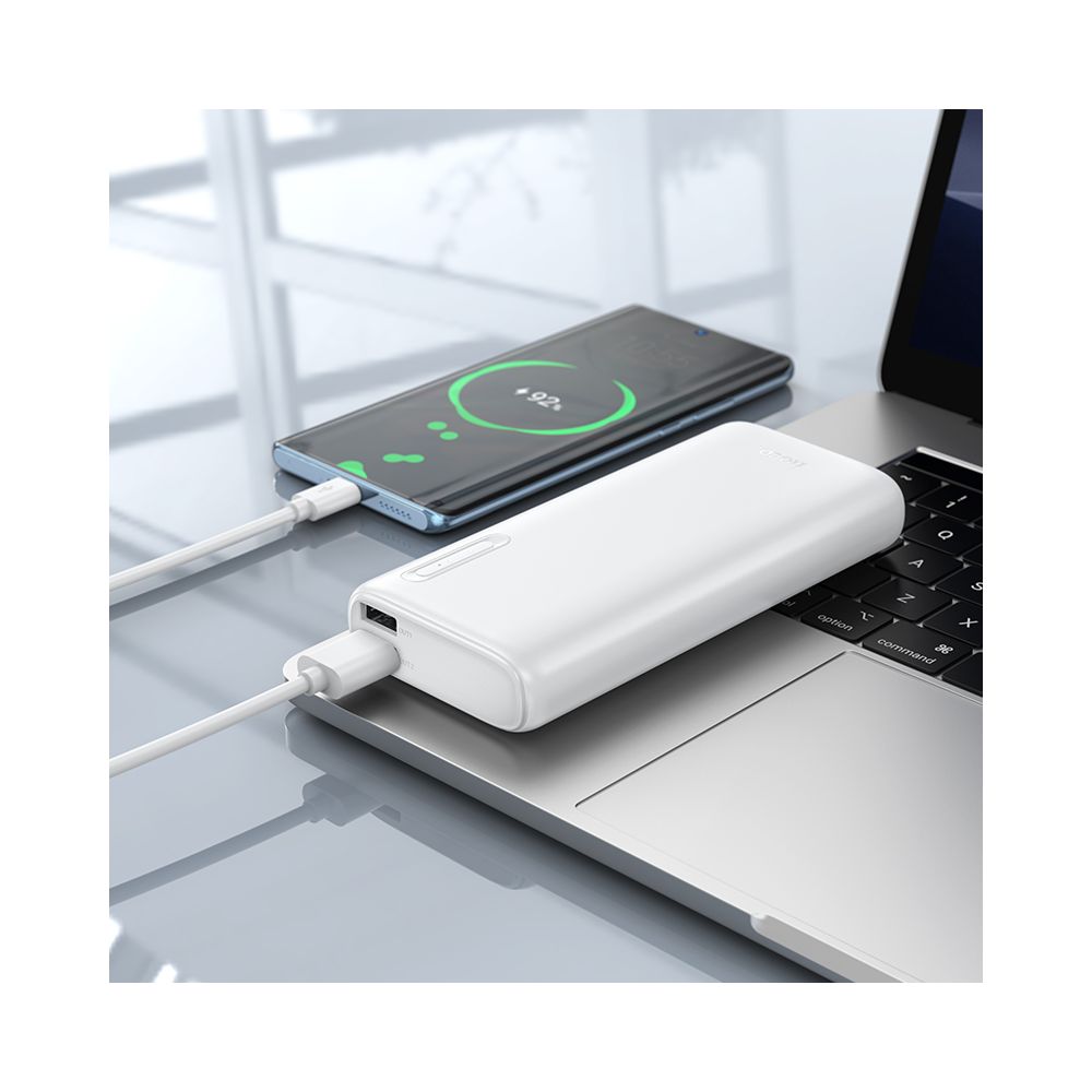 Externe Batterie HOCO J158A, 10000mAh, 10W, 2 x USB-A, Weiß