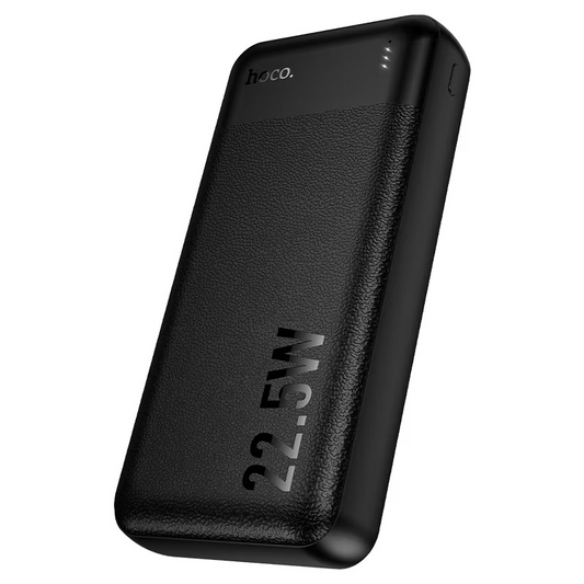 HOCO J159A Essence Powerbank, 20000 mAh, 22,5 W, QC + PD, 1 x USB-C – 2 x USB-A, Schwarz