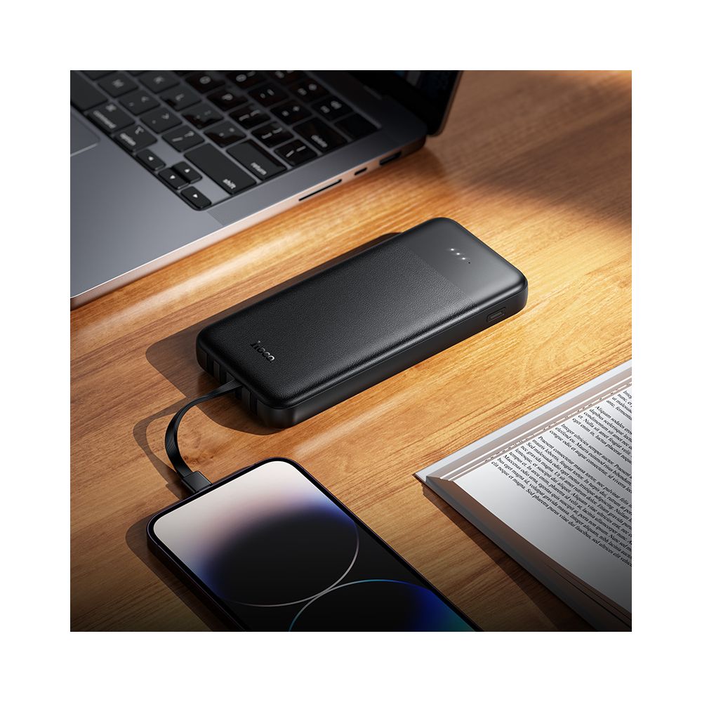 Externe Batterie HOCO J163, 10000mAh, 10W, 1 x Lightning - 1 x microUSB - 2 x USB-A - 1 x USB-C, Schwarz