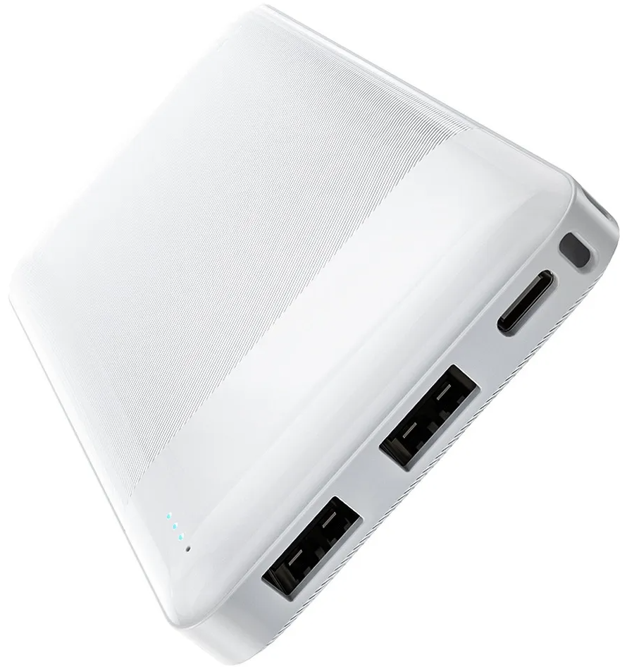Externer Akku HOCO J72, 10000mAh, 10W, 2 x USB-A, Weiß