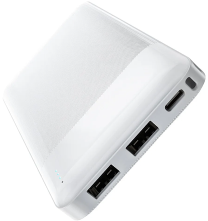 Externer Akku HOCO J72, 10000mAh, 10W, 2 x USB-A, Weiß
