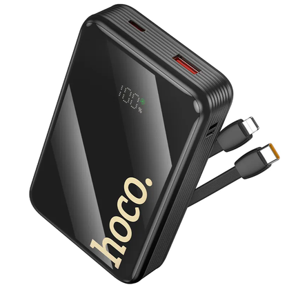 Externe Batterie HOCO Q37A, 20000mAh, 22,5W, QC + PD, 1 x Lightning - 1 x USB-A - 2 x USB-C, Schwarz