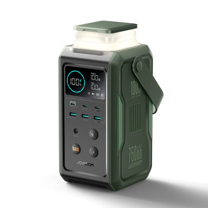 Externe Batterie Joyroom JR-PBF10, 75000mAh, 100W, QC + PD, 3 x USB-A - 3 x USB-C, Grün