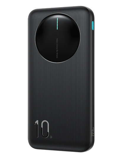 Joyroom JR-PBF12 Pro External Battery, 10000mAh, 22.5W, QC + PD, 1 x USB-C - 2 x USB-A, Black