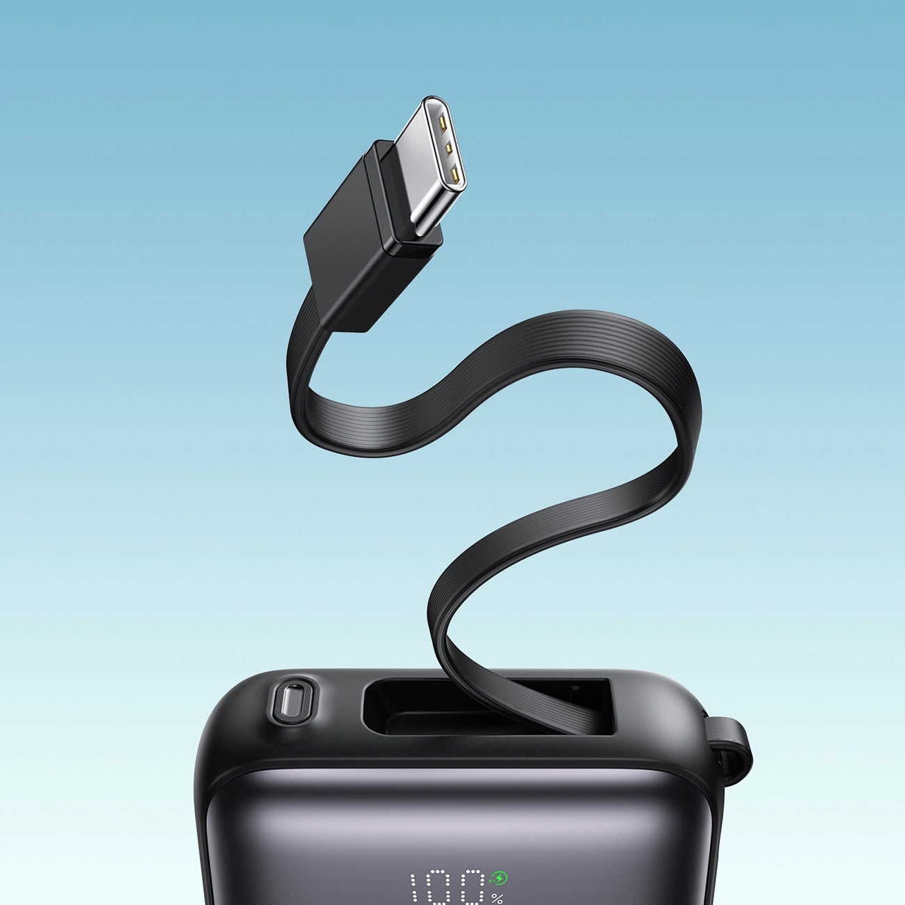 Joyroom JR-PBF27 External Battery, 10000mAh, 22.5W, QC + PD, 1 x Lightning - 2 x USB-C, Black