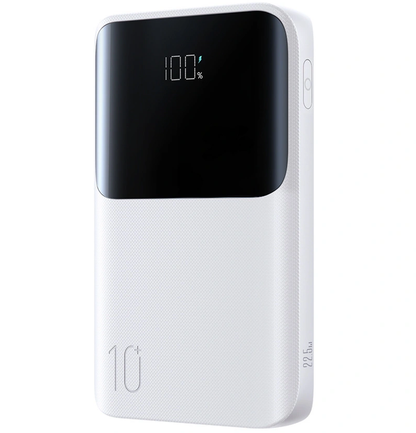 Externer Akku Joyroom JR-QP191, 10000mAh, 22.5W, QC + PD, 1 x USB-A - 2 x USB-C, Weiß