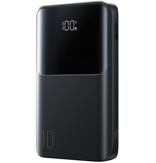 Externer Akku Joyroom JR-QP191, 10000mAh, 22.5W, QC + PD, 1 x USB-A - 2 x USB-C, Schwarz