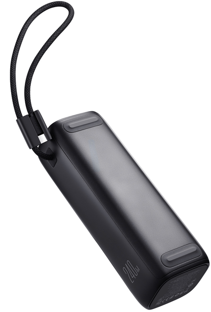 Joyroom PODIX PR70 Powerbank, 25000 mAh, 240 W, QC + PD, 1 x USB-A – 3 x USB-C, Schwarz