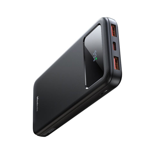 McDodo MC-4220 External Battery, 10000mAh, 22.5W, QC + PD, 2 x USB-A - 1 x USB-C, Black