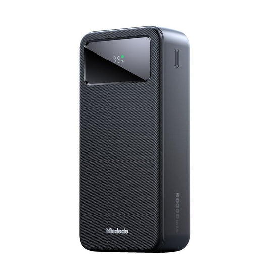 Externer Akku McDodo MC-4240, 30000mAh, 22.5W, QC + PD, 2 x USB-A - 1 x USB-C, Schwarz