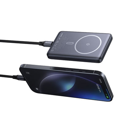 Externer Wireless-Akku McDodo MC-4651 Meta, 10000mAh, 20W, PD + FQI, 1 x QI - 1 x USB-C, Schwarz
