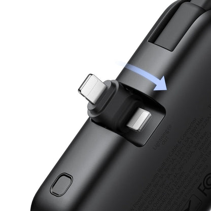 Externer Akku McDodo MC-7800 Freekit, 5000mAh, 22.5W, PD, 1 x Lightning - 2 x USB-C, Schwarz