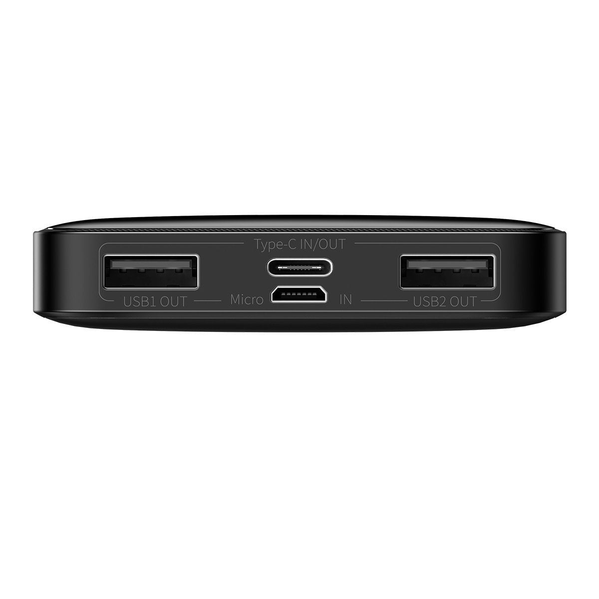 Baseus Bipow Externer Akku, 10000 mAh, 15 W, 1 x USB-C – 2 x USB-A, Schwarz PPBD050001