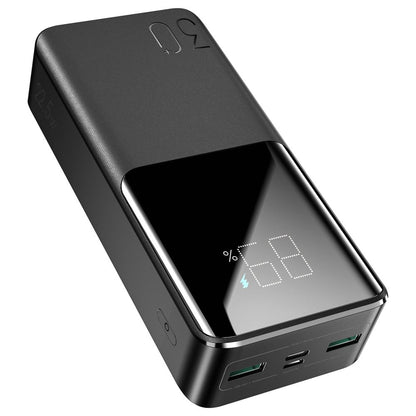 Externe Batterie Joyroom JR-QP193, 30000mAh, 22,5W, QC + PD, 1 x USB-C - 2 x USB-A, Schwarz