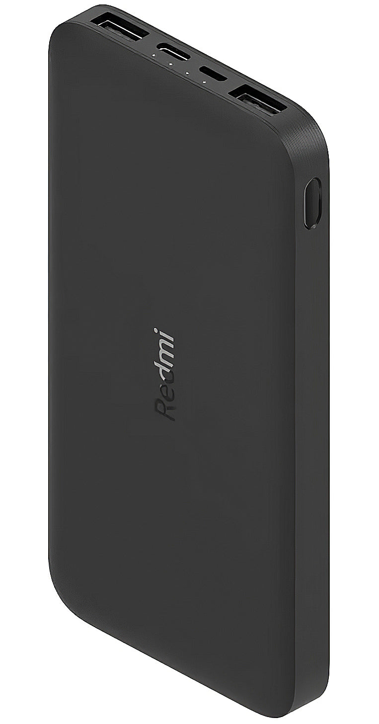 Xiaomi Externer Akku, 10000 mAh, 10 W, 2 x USB-A – 1 x USB-C, Schwarz VXN4305GL