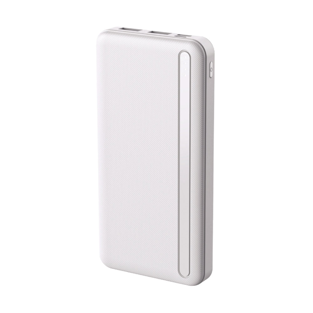 Externer Akku Setty PB1-101, 10000mAh, 10W, 2 x USB-A, Weiß