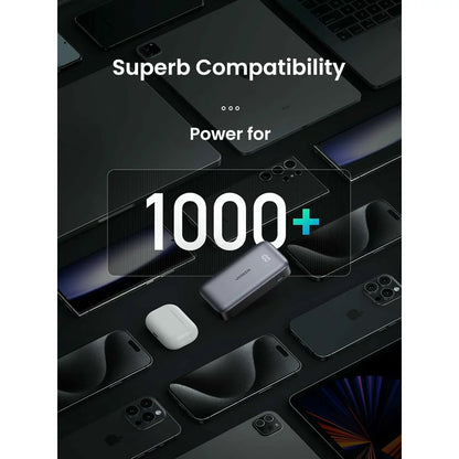 Externer Akku UGREEN PB502, 10000mAh, 30W, QC + PD, 1 x USB-A - 1 x USB-C, Grau