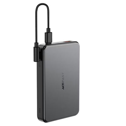 Externer Wireless Akku Acefast M31, 10000mAh, 22.5W, QC + PD + FQI, 1 x QI - 1 x USB-A - 2 x USB-C, Schwarz