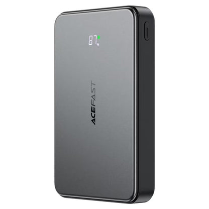 Externer Wireless Akku Acefast M31, 10000mAh, 22.5W, QC + PD + FQI, 1 x QI - 1 x USB-A - 2 x USB-C, Schwarz