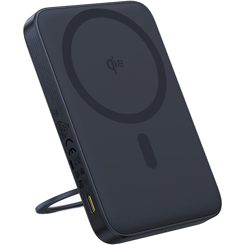 Externer Wireless-Akku Baseus PicoGo, 5000mAh, 20W, PD + FQI, 1 x QI - 1 x USB-C, Schwarz P10076802123-00