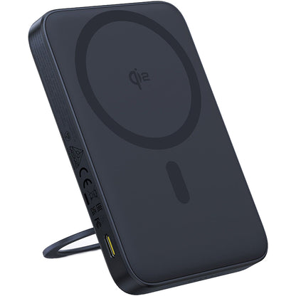 Externer Wireless-Akku Baseus PicoGo, 5000mAh, 20W, PD + FQI, 1 x QI - 1 x USB-C, Schwarz P10076802123-00