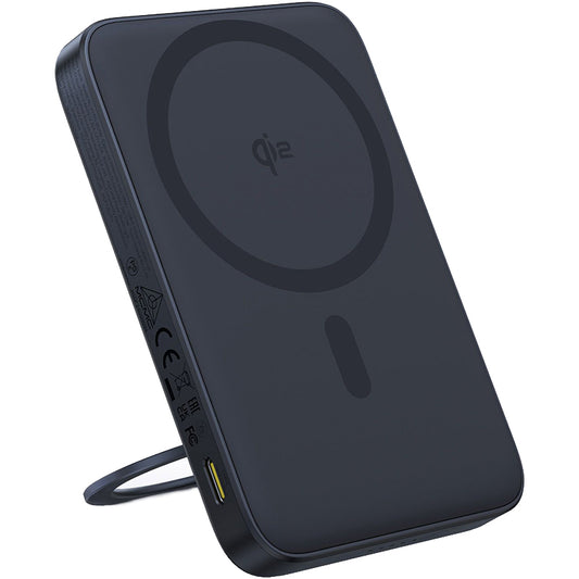 Externer Wireless-Akku Baseus PicoGo, 5000mAh, 20W, PD + FQI, 1 x QI - 1 x USB-C, Schwarz P10076802123-00