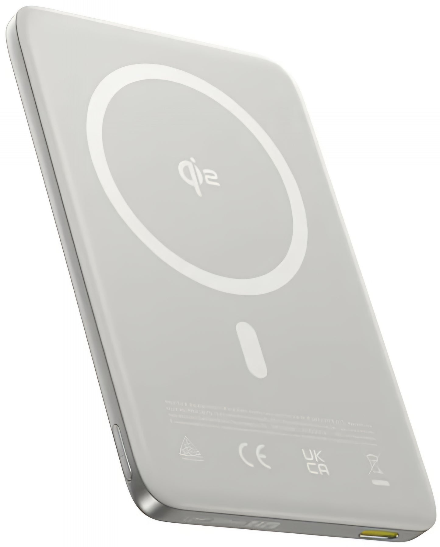 Externer Wireless-Akku Baseus PicoGo AM41, 10000mAh, 27W, PD + FQI, 1 x QI - 1 x USB-C, Beige E0027203