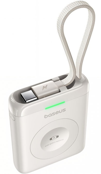 Wireless Powerbank Baseus EnerFill FW11, 1640mAh, 5W, 1 x QI, Weiß E0205302