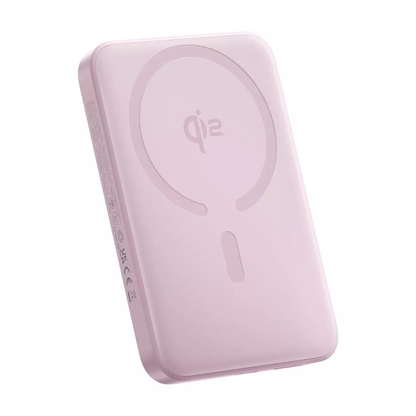 Externer Wireless-Akku Baseus Enerfill FM12, 10000mAh, 22.5W, PD + FQI, 1 x QI - 1 x USB-C, Rosa E0028502